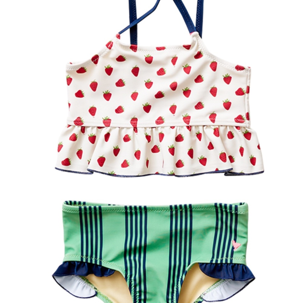 Pink Chicken Joy Tankini, Strawberry